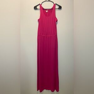 GAP Vibrant Pink Maxi Dress